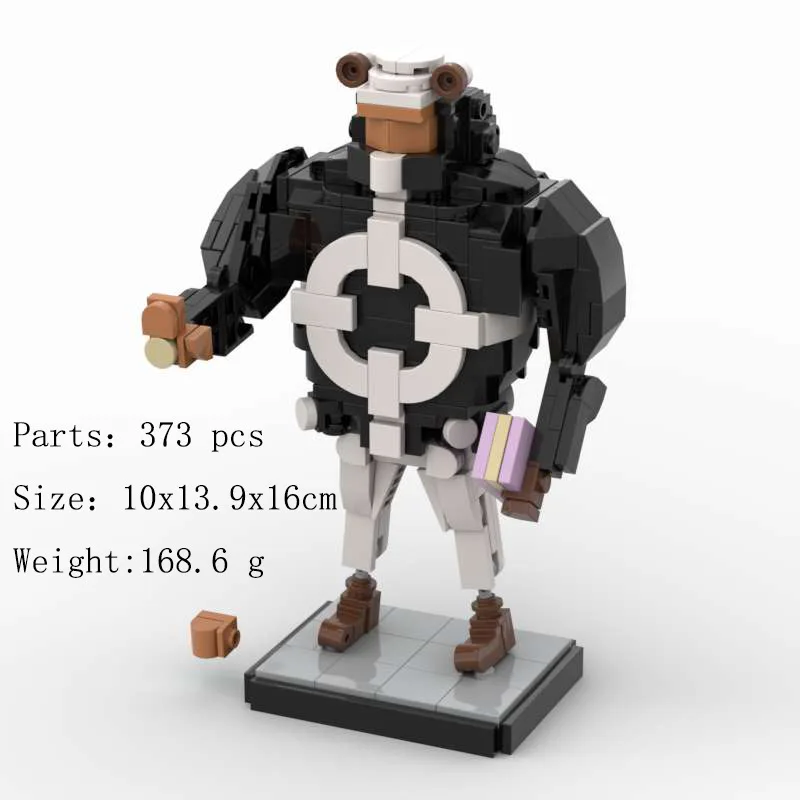 Строительные блоки MOC King Shichibukai Bartholomew Kuma Human Фрикадельки Детский строительный блок Сборная модель Орнамент
Строительные блоки MOC King Shichibukai Bartholomew Kuma Human Фрикадельки Детский строительный блок Сборная модель Орнамент