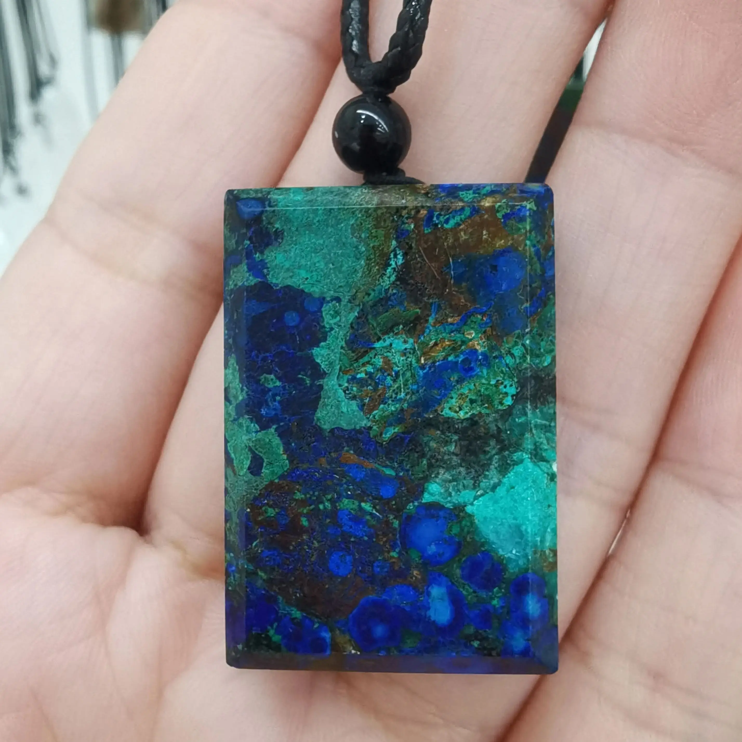 Ожерелье с подвеской из натурального искусственного малахита, драгоценный камень хризоколла для женщин и мужчин
Ожерелье с подвеской из натурального искусственного малахита, драгоценный камень хризоколла для женщин и мужчин