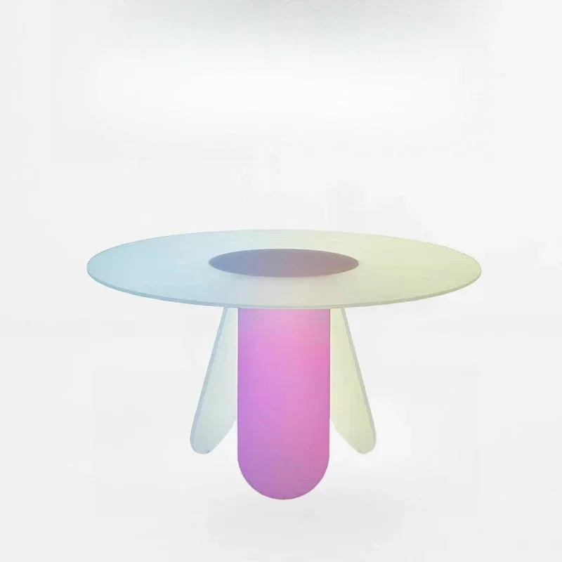 GLAS dining table designer Italian modern light luxury villa home round glass dining table
GLAS dining table designer Italian modern light luxury villa home round glass dining table