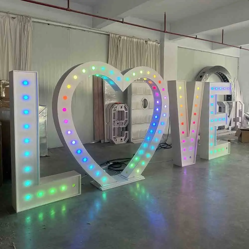 FSDKX Wedding Party Activities Giant LOVE Background Customized LED Colorful Light Letter Decoration
FSDKX Wedding Party Activities Giant LOVE Background Customized LED Colorful Light Letter Decoration