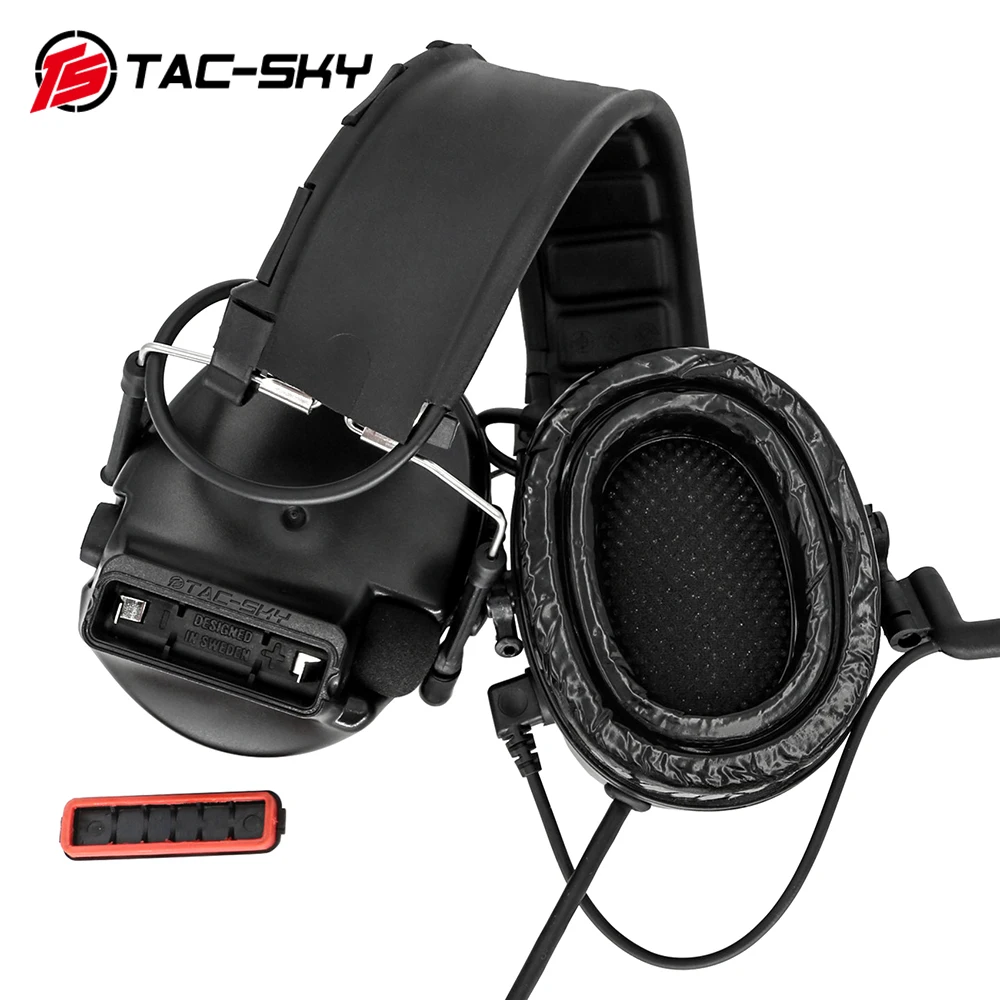 TS TAC-SKY COMTA New Detachable Headband Silicone Earmuffs Military Noise Reduction Tactical Headphones Comta Iii / C3 Headset
TS TAC-SKY COMTA New Detachable Headband Silicone Earmuffs Military Noise Reduction Tactical Headphones Comta Iii / C3 Headset