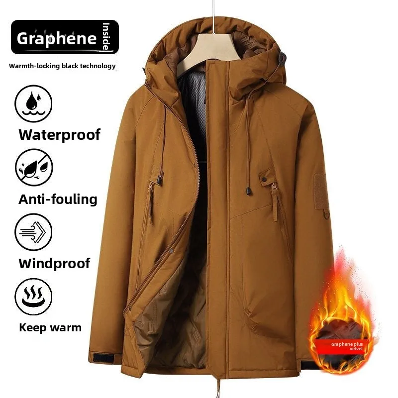 Thiened aphene Хлопковая куртка с капюшоном, мужская модная брендовая куртка для пар, молодежная модная длинная молния, наполнитель из поливолокна, весна
Thiened aphene Хлопковая куртка с капюшоном, мужская модная брендовая куртка для пар, молодежная модная длинная молния, наполнитель из поливолокна, весна