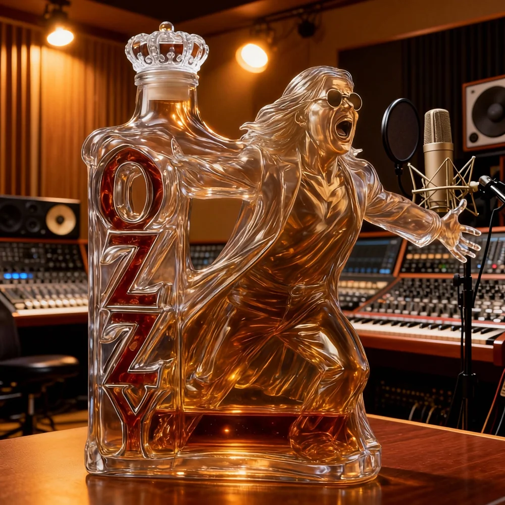 New Ozzy Osbourne Scream Design Whiskey Bottle Figure Shape Decanter Rock Music Theme Liquor Flask Gift Home Bar
New Ozzy Osbourne Scream Design Whiskey Bottle Figure Shape Decanter Rock Music Theme Liquor Flask Gift Home Bar