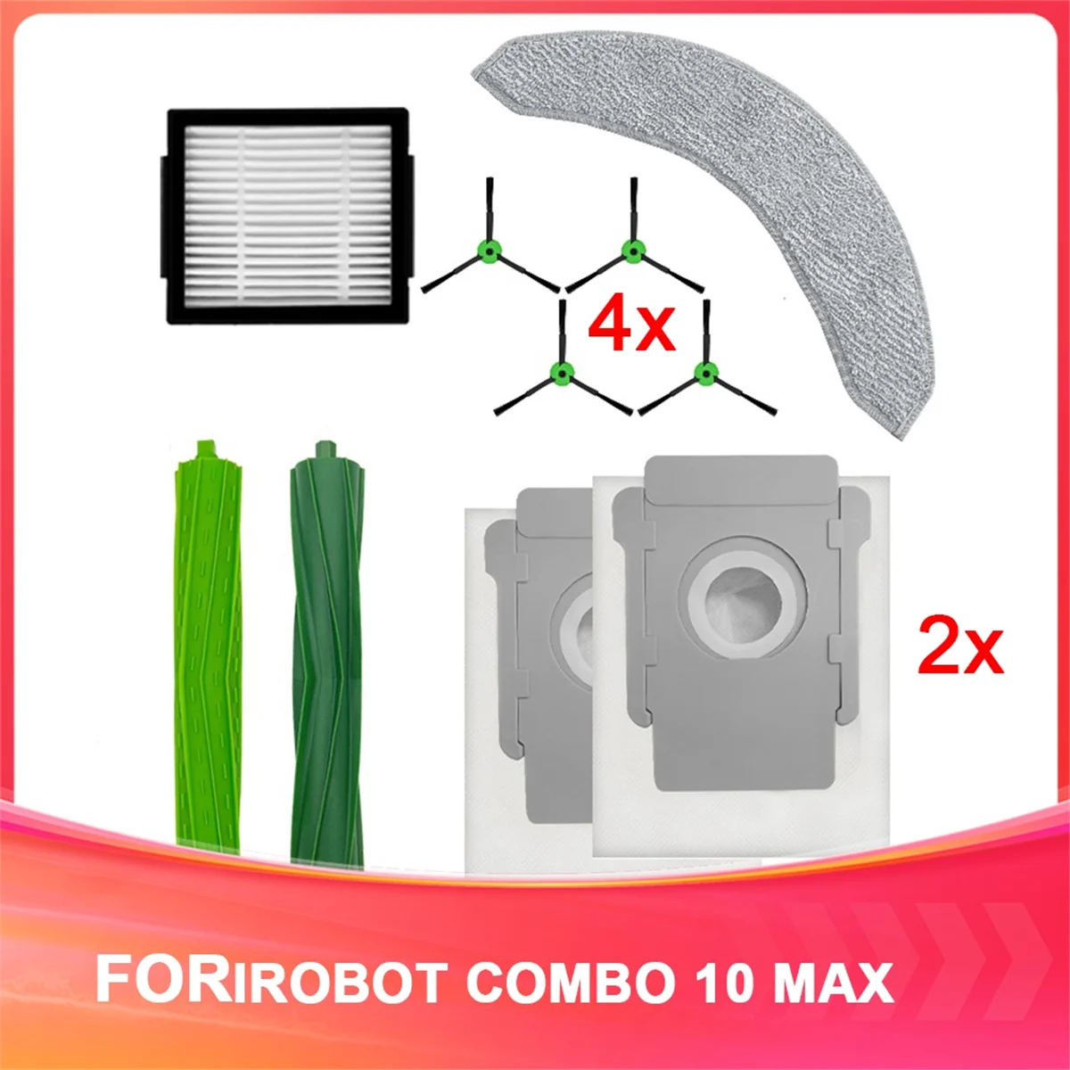 A71Z ForIROBOT Sweeping Robot Accessories COMBO 10 MAX Sweeping Robot Consumables Sweeping Robot Replacement Kit
A71Z ForIROBOT Sweeping Robot Accessories COMBO 10 MAX Sweeping Robot Consumables Sweeping Robot Replacement Kit