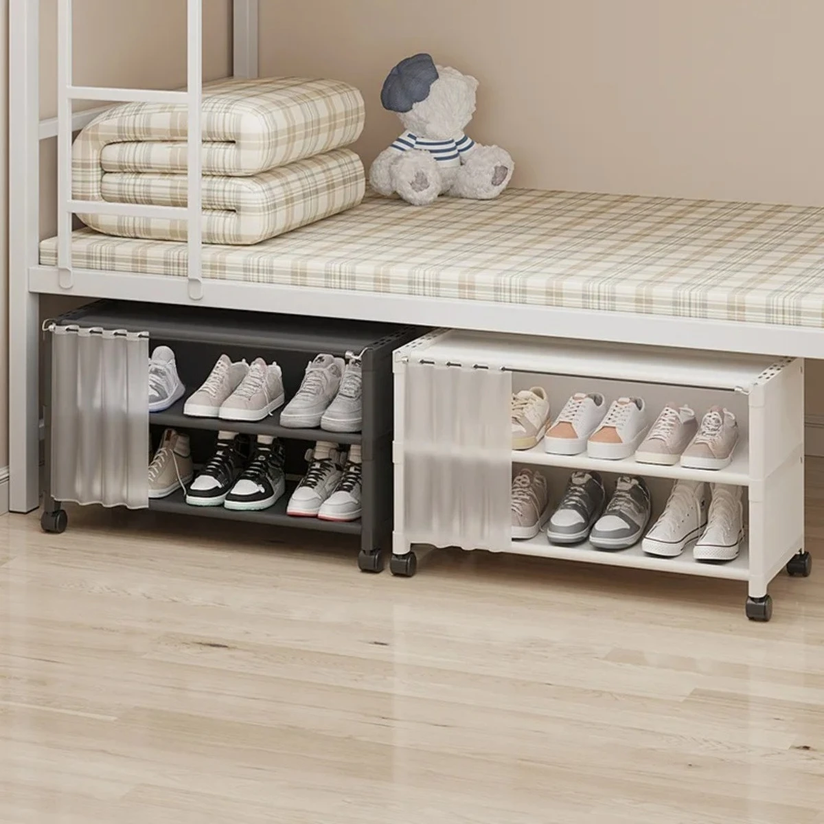 Shoe Organizer Storage Rack Multi Layer Dustproof Rolling Shoe Cabinet Space Saving Under Bed Dorm Room Closet Storage
Shoe Organizer Storage Rack Multi Layer Dustproof Rolling Shoe Cabinet Space Saving Under Bed Dorm Room Closet Storage