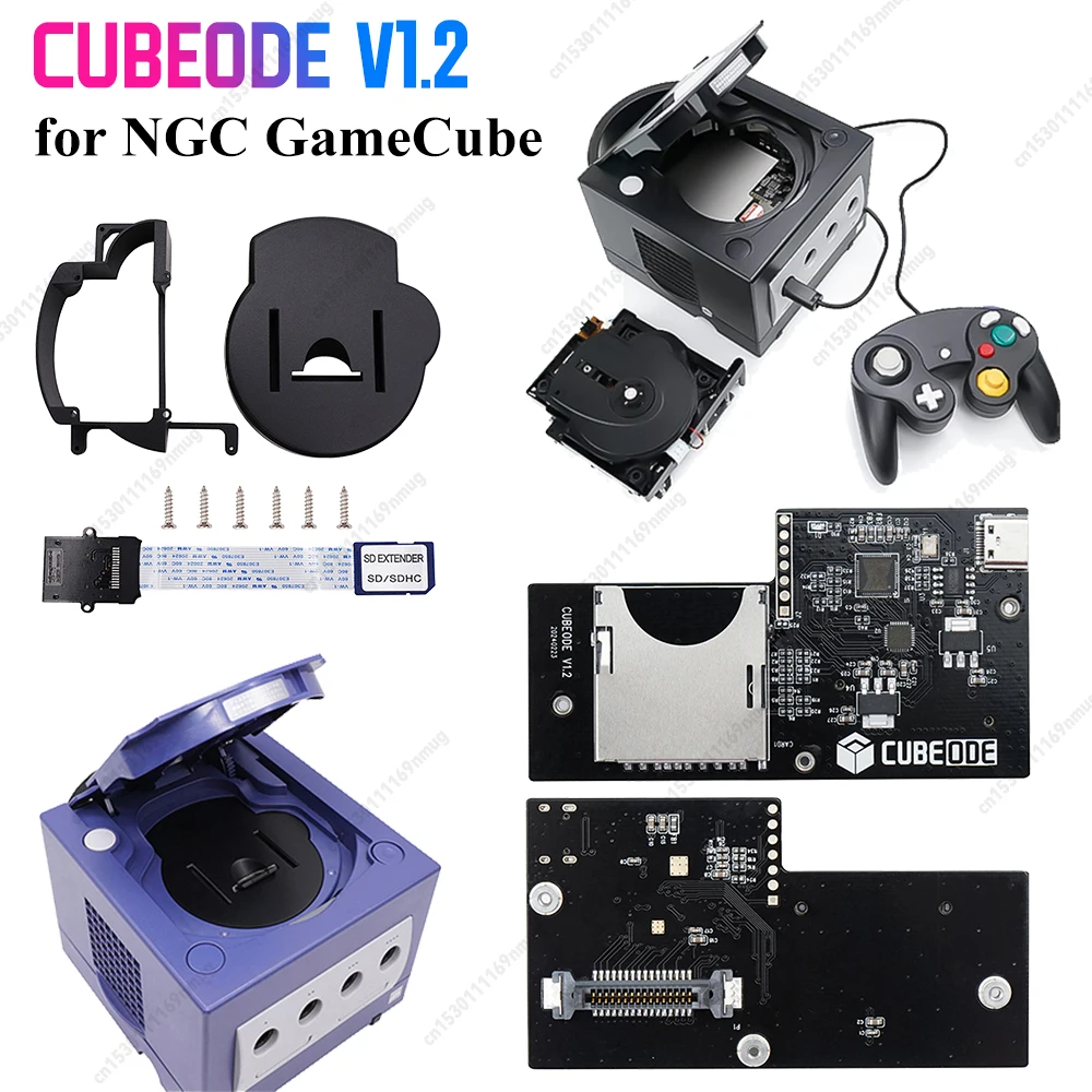 CUBEODE V1.2 GC Loder Plug and Play Game Console Optical Drive Emulator No SD2SP2/SDGecko Required for NGC GameCube Game Console
CUBEODE V1.2 GC Loder Plug and Play Game Console Optical Drive Emulator No SD2SP2/SDGecko Required for NGC GameCube Game Console