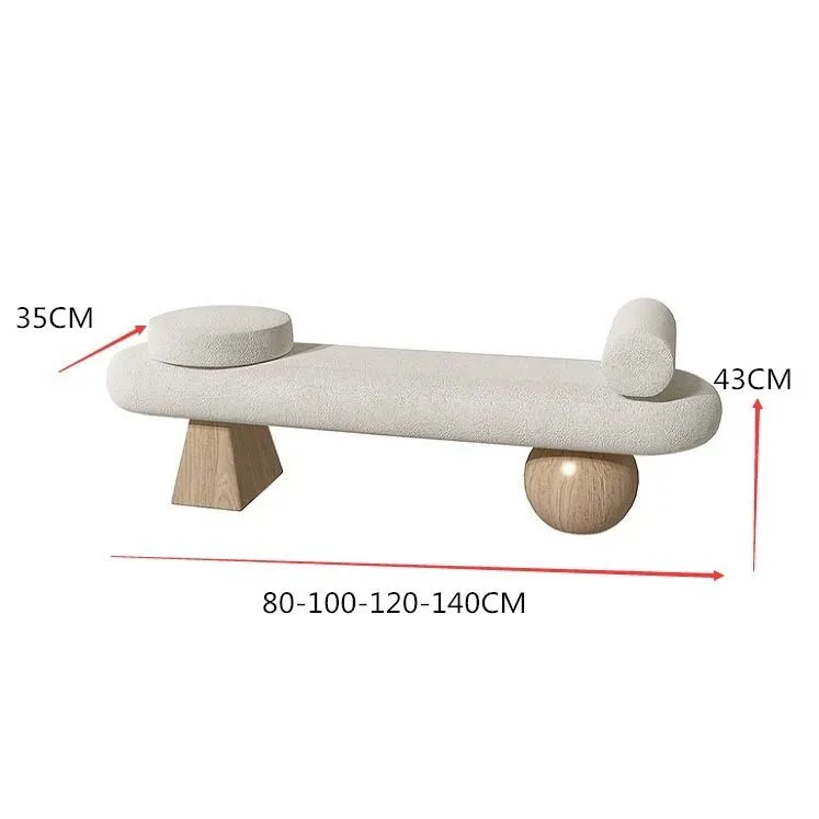 Modern style bedroom furniture solid wood frame wool bed bench entrance passage seat living room bed bedroom
Modern style bedroom furniture solid wood frame wool bed bench entrance passage seat living room bed bedroom