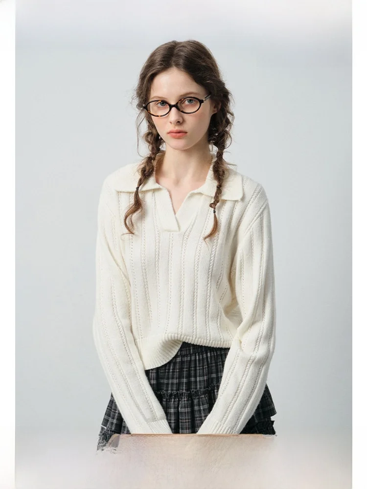 VEGA CHANG Women's Knitted Ne Sweater Spring 2026 New Sle Versatile Old Money Sle Long Sve Comfortable Breathable
VEGA CHANG Women's Knitted Ne Sweater Spring 2026 New Sle Versatile Old Money Sle Long Sve Comfortable Breathable