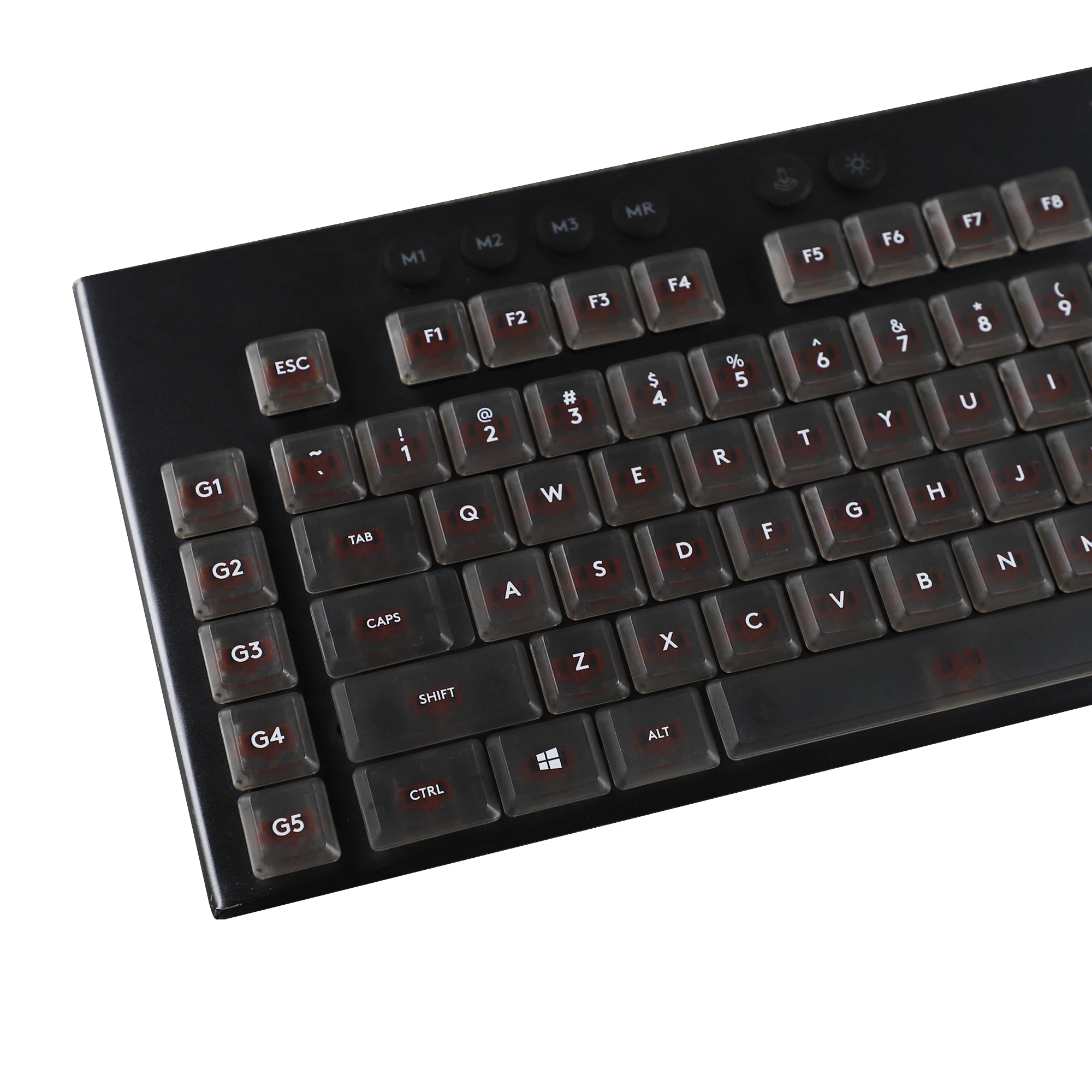 YMDK Black Transparent PC Material Backlit Keycap DIY Compatible for Logitech G813 G815 G913 G915 G913 tkl G915 tkl Keyboard
YMDK Black Transparent PC Material Backlit Keycap DIY Compatible for Logitech G813 G815 G913 G915 G913 tkl G915 tkl Keyboard