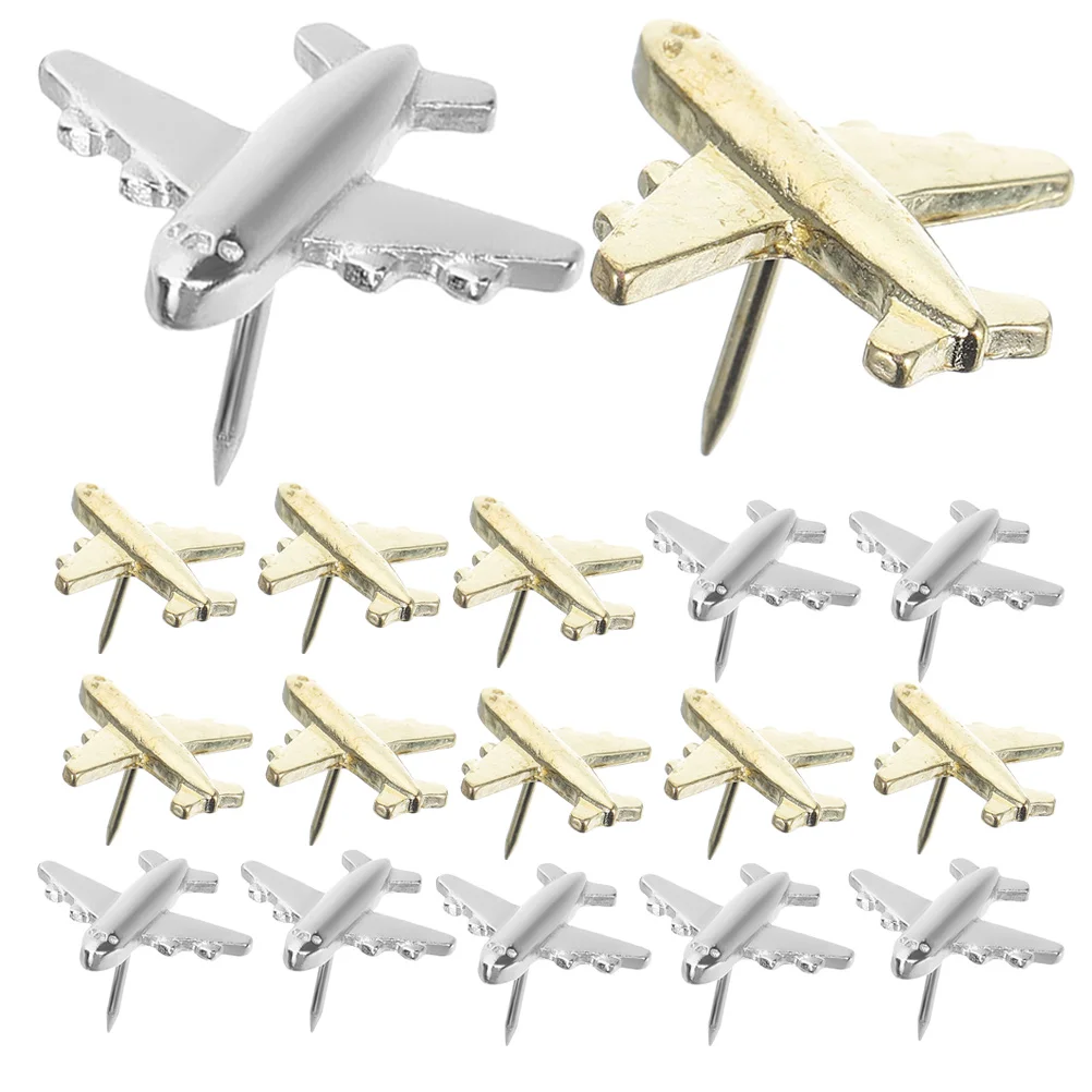 24 Pcs Push Pin Airplane Thumbtacks Decorative Pushpins for Bulletin Cork Boards Photo Wall Office Home Supplies
24 Pcs Push Pin Airplane Thumbtacks Decorative Pushpins for Bulletin Cork Boards Photo Wall Office Home Supplies