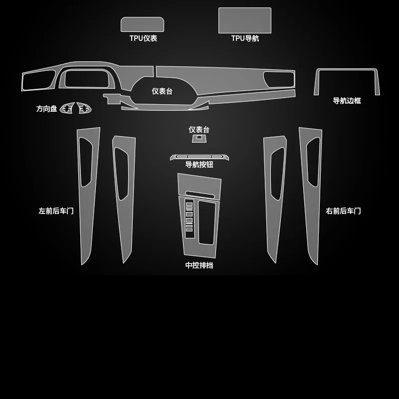 TPU Transparent Film for VOLKSWAGEN VW Teramont X 2021-2023 Car Interior Sticker Center Console Gear Screen Dashboard Door Panel
TPU Transparent Film for VOLKSWAGEN VW Teramont X 2021-2023 Car Interior Sticker Center Console Gear Screen Dashboard Door Panel
