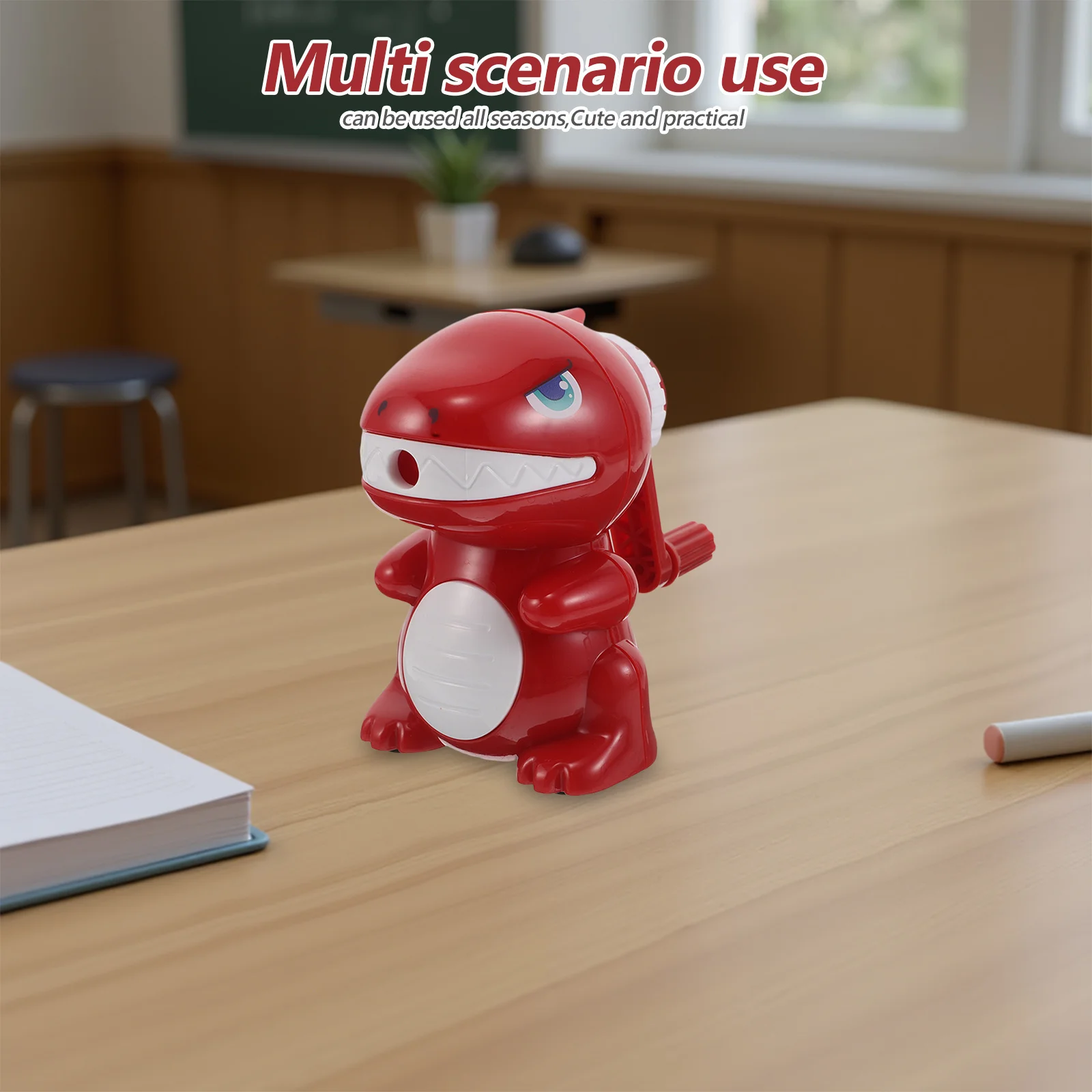 Cartoon Dinosaur Pencil Sharpener Manual Single Hole School Supplies Stationery Decorative Portable Handheld Art Tool
Cartoon Dinosaur Pencil Sharpener Manual Single Hole School Supplies Stationery Decorative Portable Handheld Art Tool