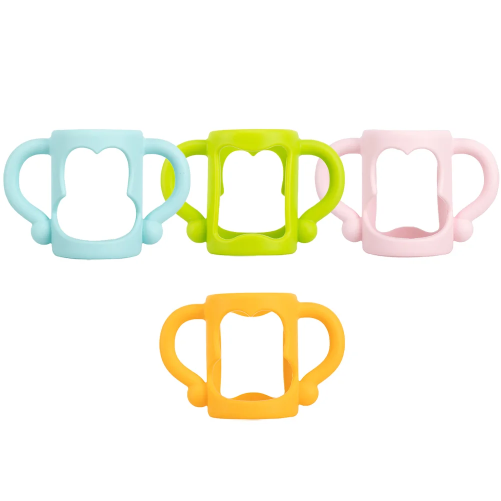 4 pcs For Baby Feeding Universal Comfortable Easy Install Practical Bright Color Silicone Sleeve Breastfeeding Bottle Handles
4 pcs For Baby Feeding Universal Comfortable Easy Install Practical Bright Color Silicone Sleeve Breastfeeding Bottle Handles