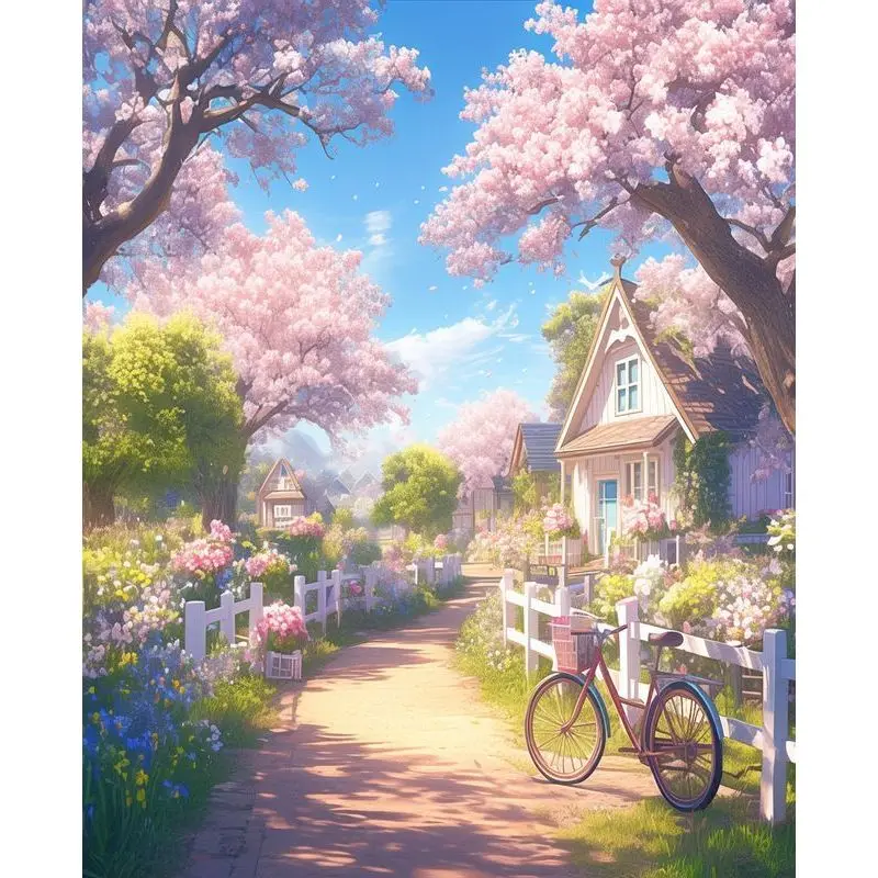 PhotoCustom Diamond Painting Flower Landscape Full Round Diamond Kit Wall Decoration For Adult Gift
PhotoCustom Diamond Painting Flower Landscape Full Round Diamond Kit Wall Decoration For Adult Gift