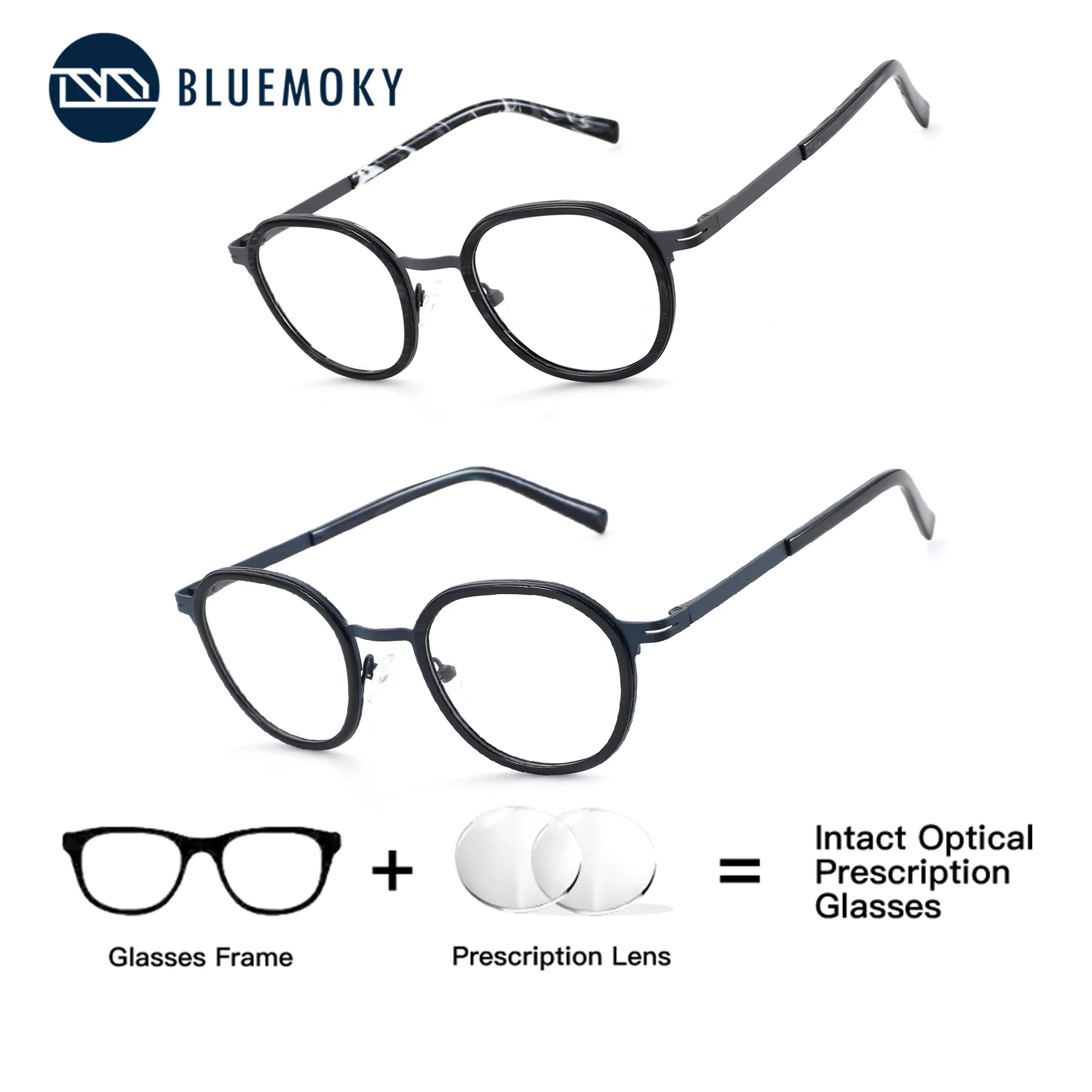 BLUEMOKY Acetate Polygon Prescription Eyeglasses Photochromic Anti Blue Light Myopia Glasses for Women
BLUEMOKY Acetate Polygon Prescription Eyeglasses Photochromic Anti Blue Light Myopia Glasses for Women