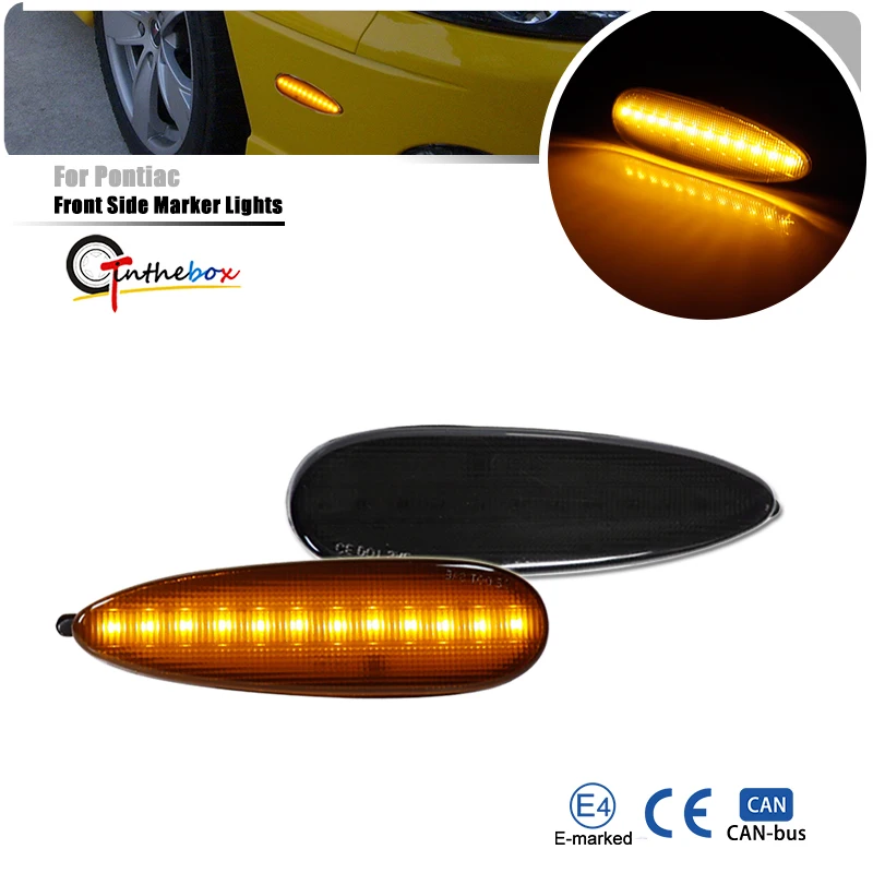 Car Front Side Marker Clearance lights For Pontiac GTO 2004 2005 2006 Amber Yellow LED Turn Signal Blinker Lights Parking Lights
Car Front Side Marker Clearance lights For Pontiac GTO 2004 2005 2006 Amber Yellow LED Turn Signal Blinker Lights Parking Lights
