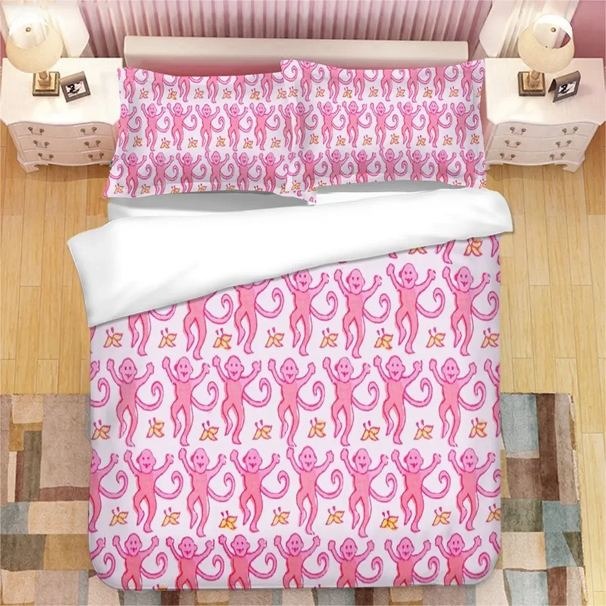 Pink Roller Rabbit 3D Printed Bedding Set Duvet Covers Pillowcases Comforter Bedding Set Bedclothes Bed Linen
Pink Roller Rabbit 3D Printed Bedding Set Duvet Covers Pillowcases Comforter Bedding Set Bedclothes Bed Linen