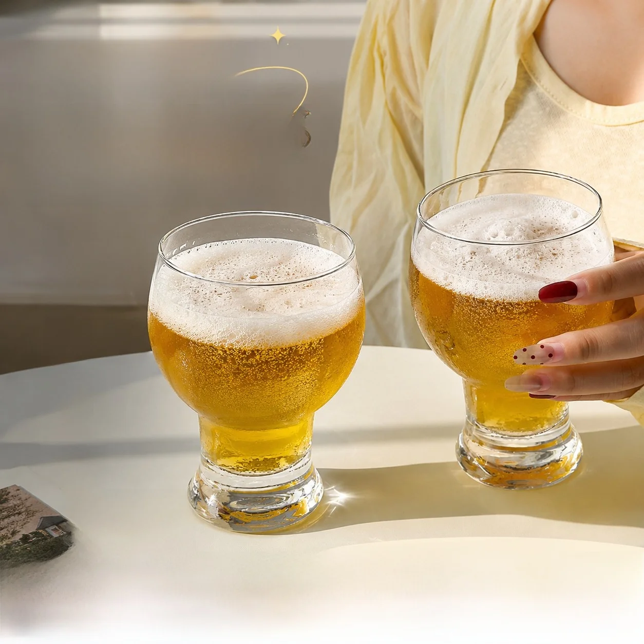 Large Capacity Thick Wide Mouth Glass Beer Cup for Women Summer Luxury Home Use Cold Drink Cup Antibacterial round Shape
Large Capacity Thick Wide Mouth Glass Beer Cup for Women Summer Luxury Home Use Cold Drink Cup Antibacterial round Shape