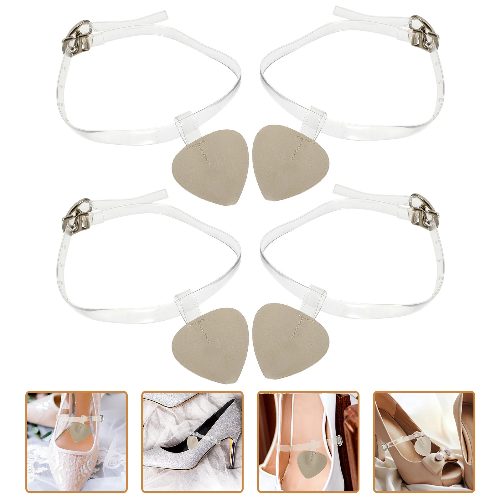 2 Pairs 4pcs Non-slip Adjustable Shoelaces Heel Straps Women Ankle Bands High Heels Transparent Anti-blister Foot Pain Relief
2 Pairs 4pcs Non-slip Adjustable Shoelaces Heel Straps Women Ankle Bands High Heels Transparent Anti-blister Foot Pain Relief