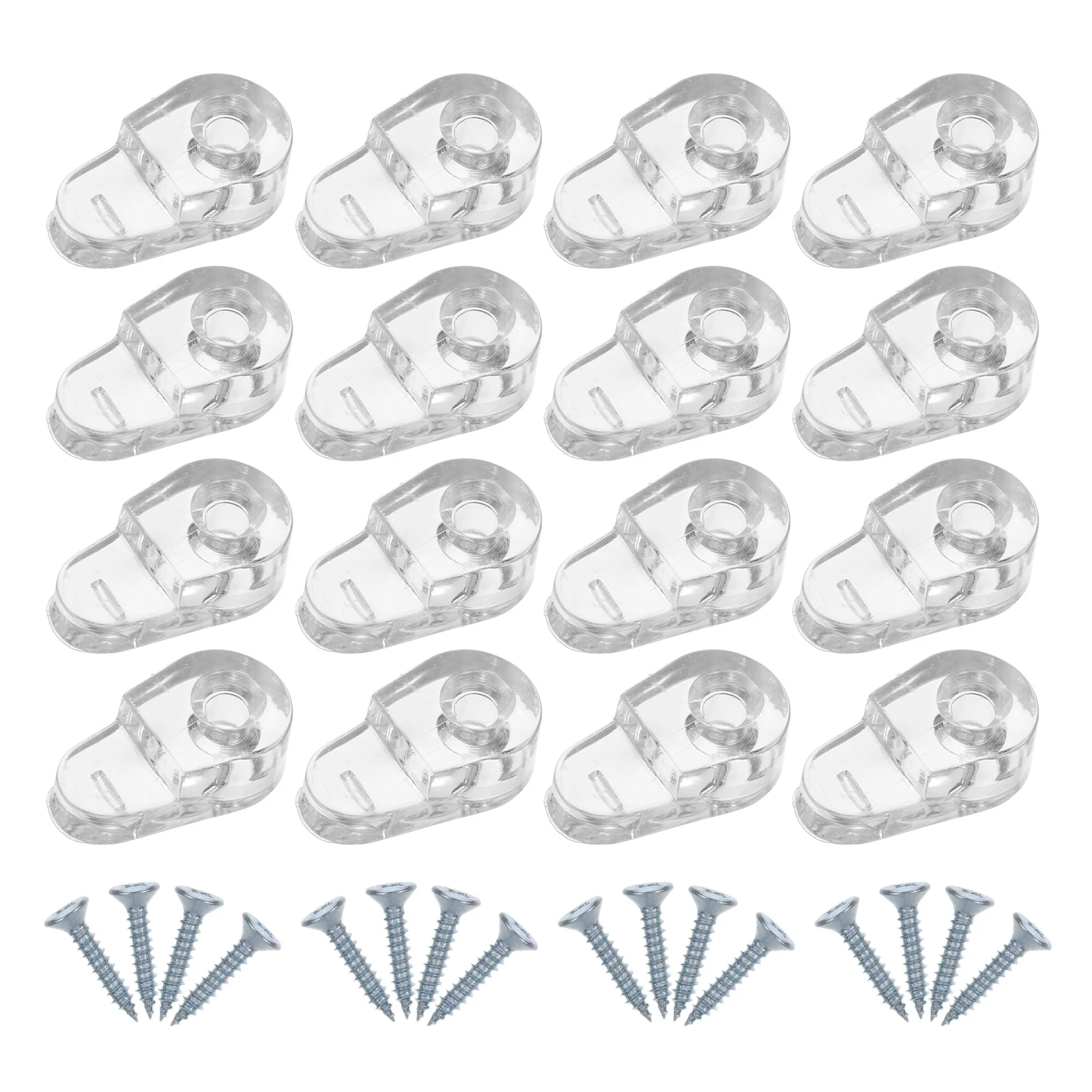 30Pcs Transparent Glass Clips for Cabinets Secure Hold Easy Installation Sturdy Support Window Shelf Corner Hanger
30Pcs Transparent Glass Clips for Cabinets Secure Hold Easy Installation Sturdy Support Window Shelf Corner Hanger