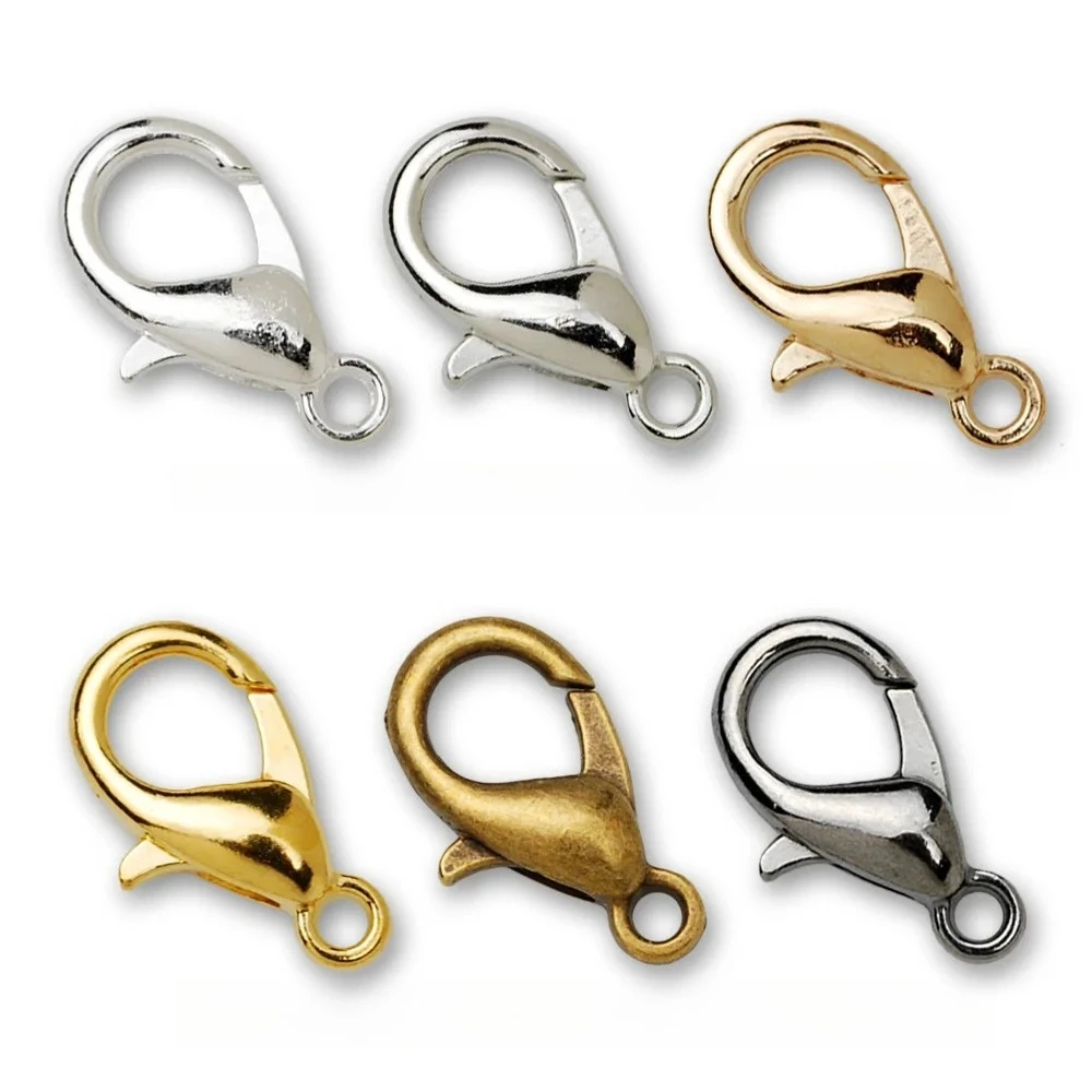 Zinc Alloy Lobster Clasp 12MM Metal Jewelry Clasps Bulk 100pcs per Pack Strong Clasp
Zinc Alloy Lobster Clasp 12MM Metal Jewelry Clasps Bulk 100pcs per Pack Strong Clasp