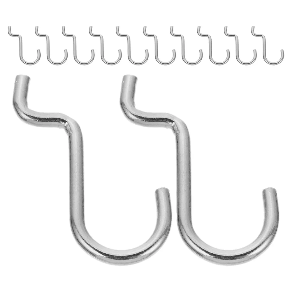 12 Pcs Double Wire Pegboard Hooks Craft Room Tool Holders Wall Iron Spacesaving Supermarket Compatibility
12 Pcs Double Wire Pegboard Hooks Craft Room Tool Holders Wall Iron Spacesaving Supermarket Compatibility