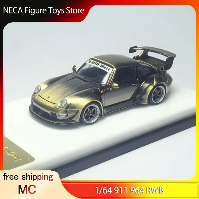 MC 1:64 911 964 RWB RAUH-Welt BEGRIFF Wide Black Bronze Edition Модель автомобиля, лимитированная серия, с подставкой для демонстрации, игрушка-подарок для взрослых и фанатов
MC 1:64 911 964 RWB RAUH-Welt BEGRIFF Wide Black Bronze Edition Модель автомобиля, лимитированная серия, с подставкой для демонстрации, игрушка-подарок для взрослых и фанатов