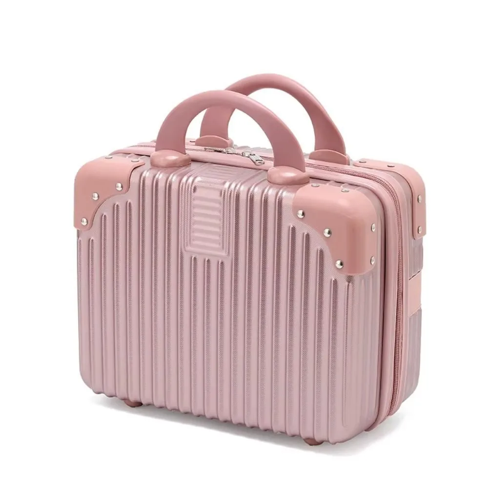 Simple Retro 14 Inch Makeup Case Cosmetic Handbag Mini Handheld Suitcase Square Storage Luggage Travel Box with Straps Flight
Simple Retro 14 Inch Makeup Case Cosmetic Handbag Mini Handheld Suitcase Square Storage Luggage Travel Box with Straps Flight