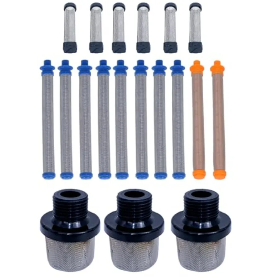 3+8+2+6 Pack Airl Paint Sprayer Kit Compatible with Graco Magnum 17 and 19, Fits SG2 SG3 Spray Guns, Includes 288716 Pump Strai
3+8+2+6 Pack Airl Paint Sprayer Kit Compatible with Graco Magnum 17 and 19, Fits SG2 SG3 Spray Guns, Includes 288716 Pump Strai