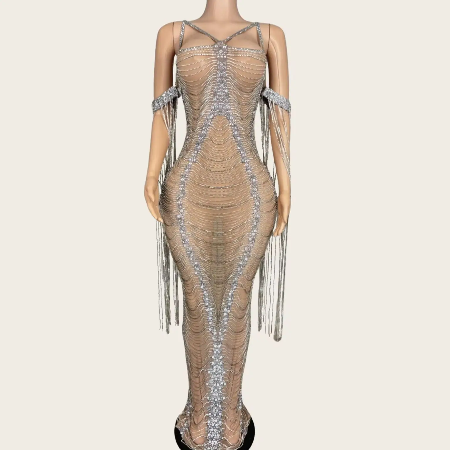 Xiliu Party Sparkly Rhinestone Tassel Luxury Evening Dress Elegant Ladies Prom Dress Graduation Dress High-end Formal Sexy Gown
Xiliu Party Sparkly Rhinestone Tassel Luxury Evening Dress Elegant Ladies Prom Dress Graduation Dress High-end Formal Sexy Gown
