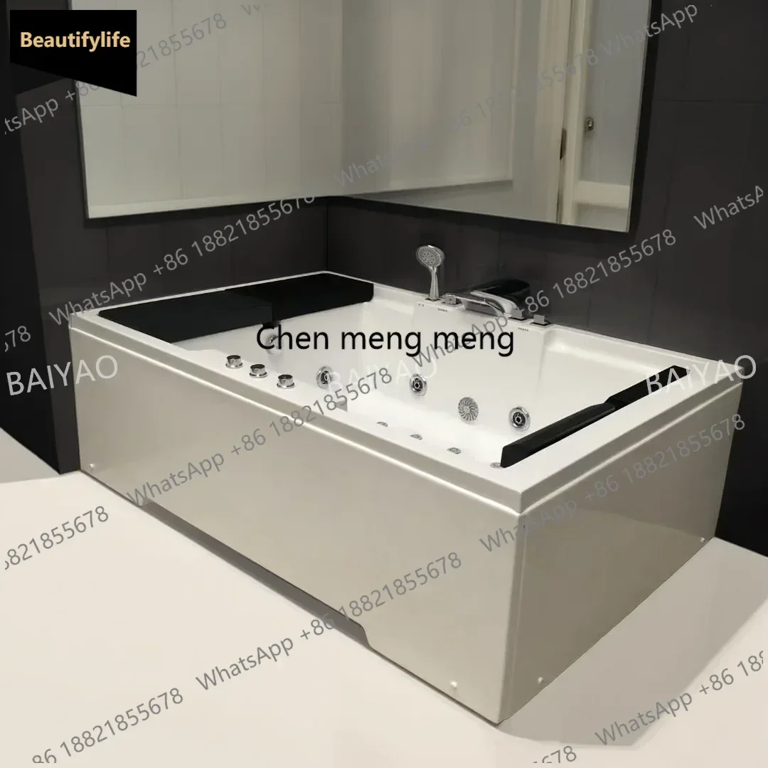 C85 SPA Jacuz Bathtub with Massage Jets, Smart System, LED Lights, Custom Colors, Ideal for Villas and Hotels
C85 SPA Jacuz Bathtub with Massage Jets, Smart System, LED Lights, Custom Colors, Ideal for Villas and Hotels
