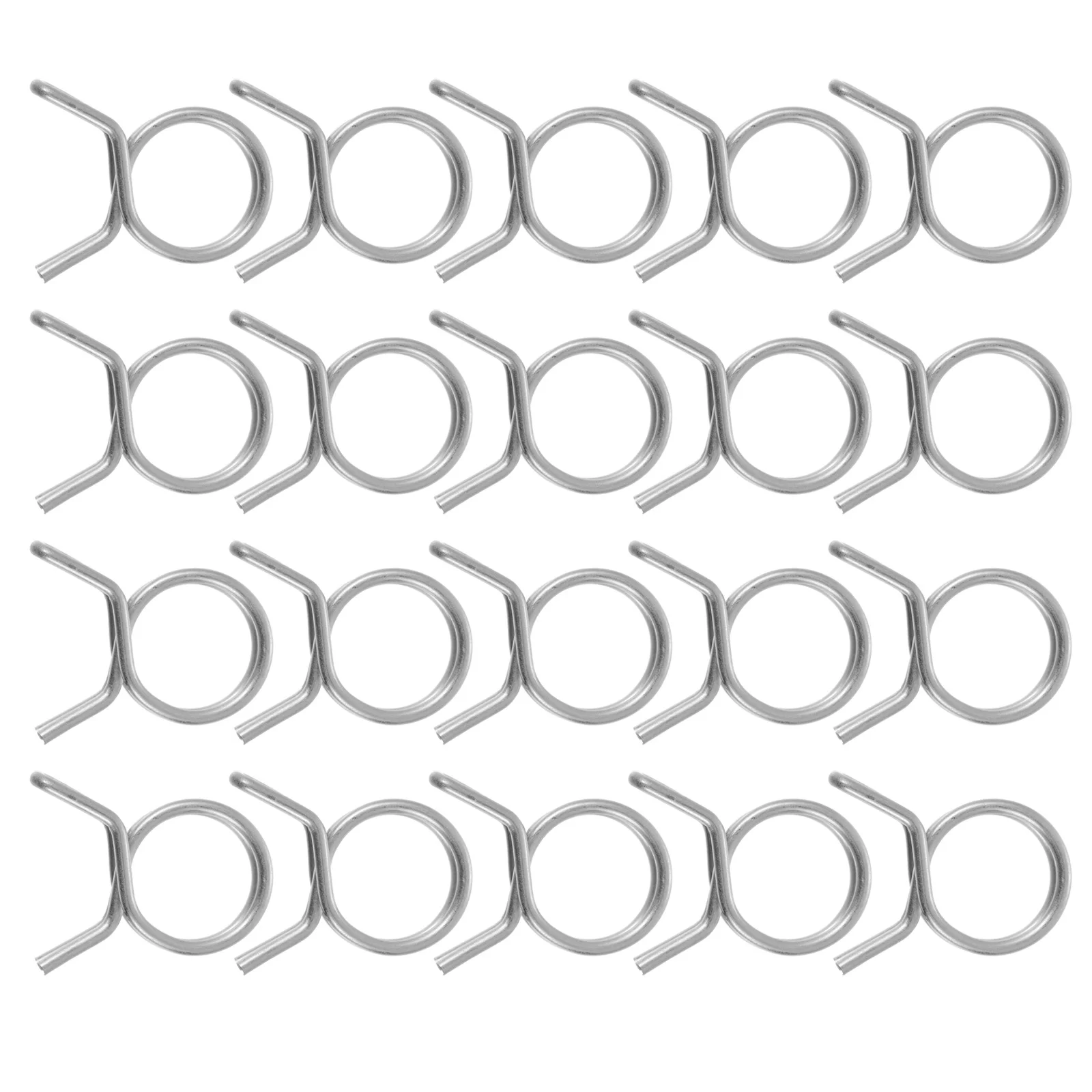 100 Pcs Double Hose Clamps Stainless Steel Clips Suite Irrigation Wire Water Spring
100 Pcs Double Hose Clamps Stainless Steel Clips Suite Irrigation Wire Water Spring