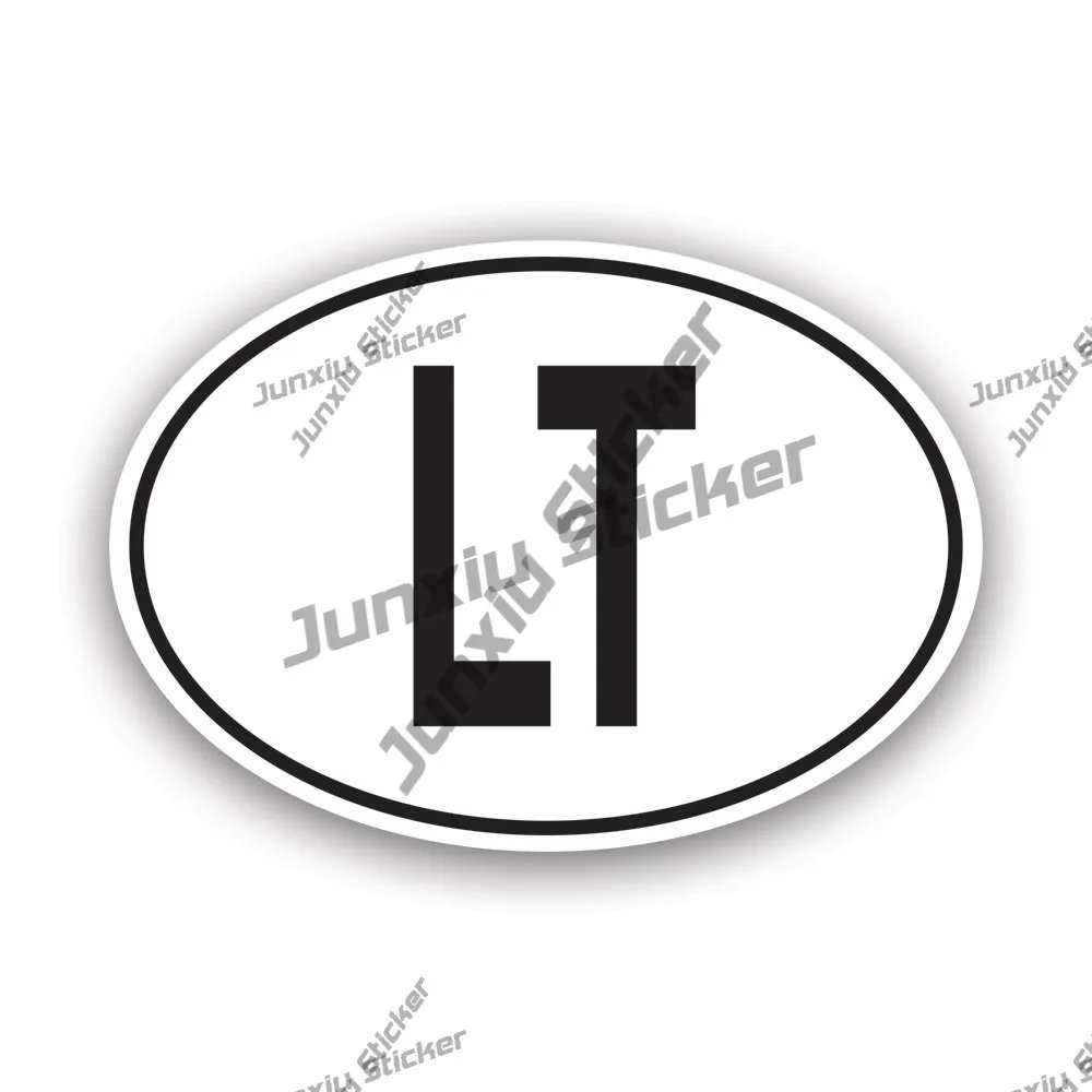 Lithuania Lt Country Code Oval Sticker Lithuanian Vehicle Accesorios Decal Cover Scratches Knuckles Decoration For Bumper Suv 
Lithuania Lt Country Code Oval Sticker Lithuanian Vehicle Accesorios Decal Cover Scratches Knuckles Decoration For Bumper Suv