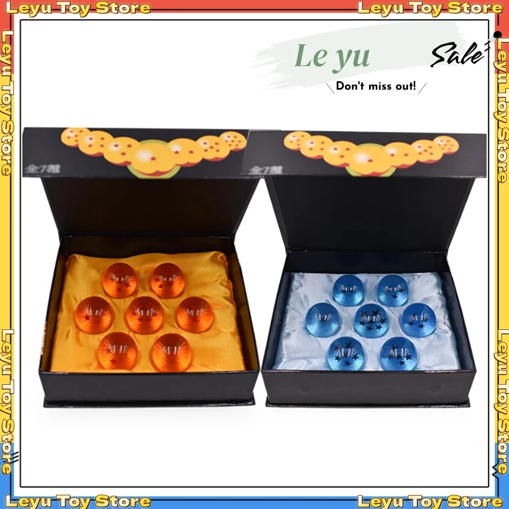 Dragon Ball Z Figure 3.5cm 4.5cm 5.7cm 7.6cm 1-7 Stars Crystal Balls Box Packaged Complete Set Ball Toys Halloween Gifts
Dragon Ball Z Figure 3.5cm 4.5cm 5.7cm 7.6cm 1-7 Stars Crystal Balls Box Packaged Complete Set Ball Toys Halloween Gifts