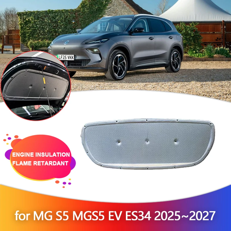 Car Engine Insulation for MG S5 MGS5 EV ES34 2025~2027 2026 Hood Heat Liner Sound Cotton Soundproof Cover Pad Part Accessories
Car Engine Insulation for MG S5 MGS5 EV ES34 2025~2027 2026 Hood Heat Liner Sound Cotton Soundproof Cover Pad Part Accessories