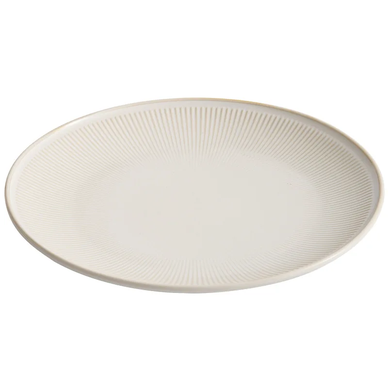 PYH beige plate vegetable household shallow plate high-end light luxury ceramic steak western plate
PYH beige plate vegetable household shallow plate high-end light luxury ceramic steak western plate
