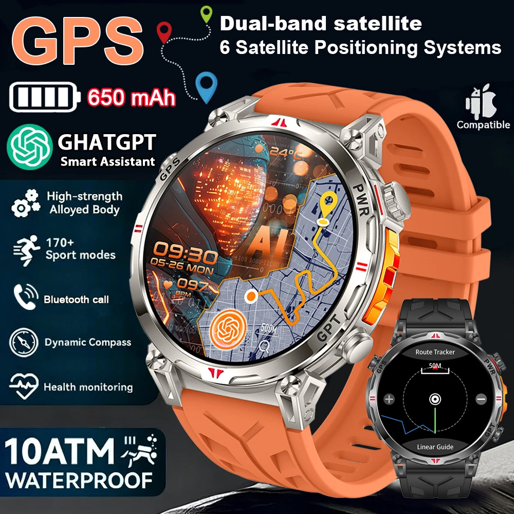 2025 Бестселлер Военные AMOLED HD SmartWatch GPS Компас 10 АТМ Водонепроницаемая Тактика 170 + Спортивные BT-вызовы SmartWatch 650 мАч Батарея
2025 Бестселлер Военные AMOLED HD SmartWatch GPS Компас 10 АТМ Водонепроницаемая Тактика 170 + Спортивные BT-вызовы SmartWatch 650 мАч Батарея