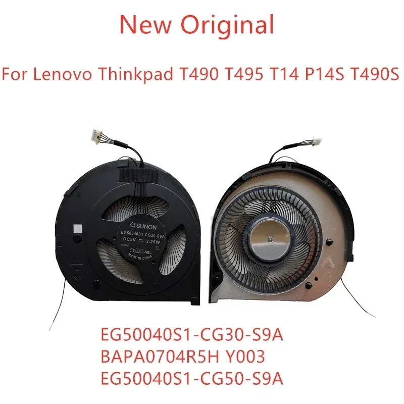 FORНовый оригинальный вентилятор охлаждения процессора ноутбука для Lenovo ThinkPad t490 t495 T14 p14s t490s t495s eg500 40s1-cg30-s9a вентилятор EG50040S1-CG50
FORНовый оригинальный вентилятор охлаждения процессора ноутбука для Lenovo ThinkPad t490 t495 T14 p14s t490s t495s eg500 40s1-cg30-s9a вентилятор EG50040S1-CG50