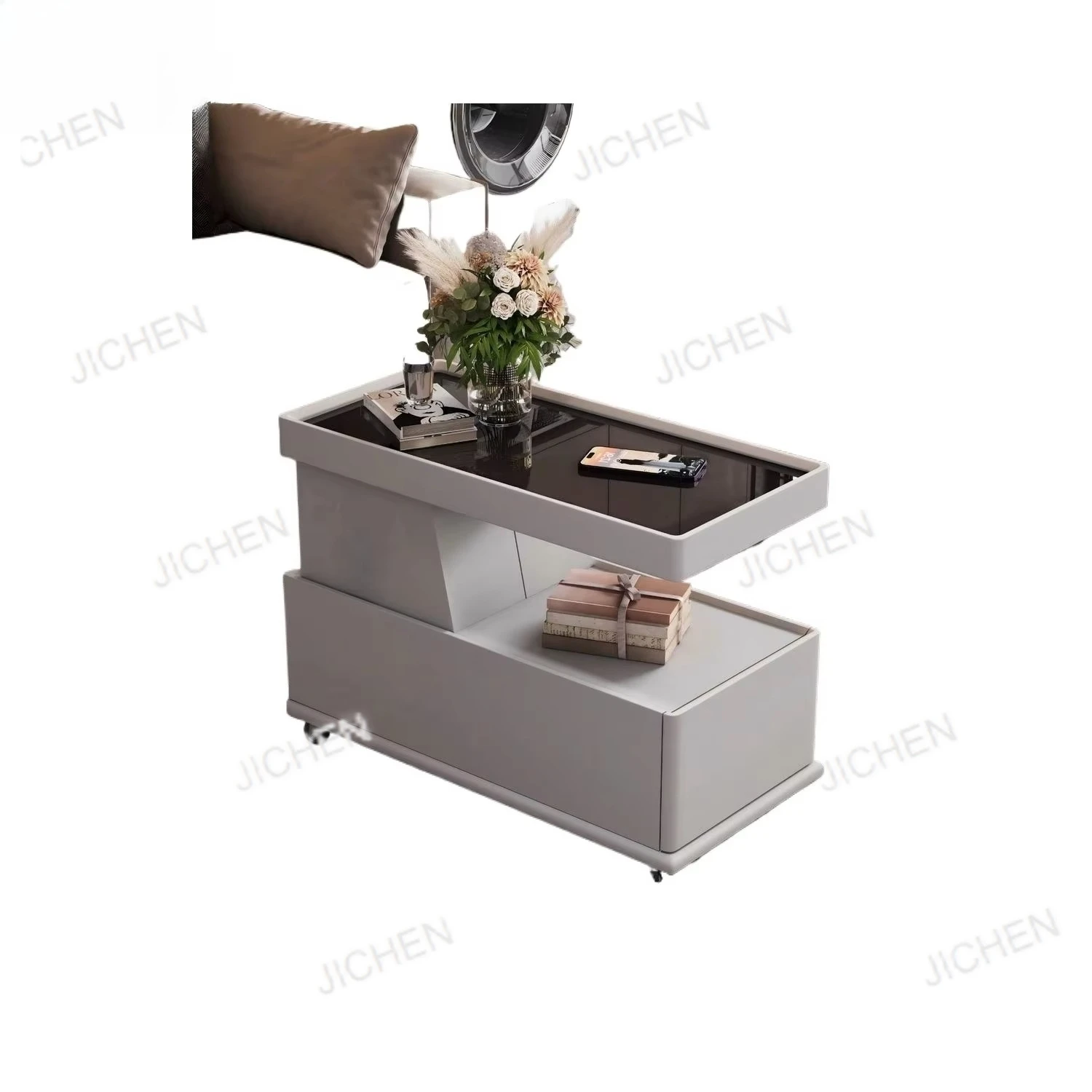 Modern Design Casual Table, Elegant Column Side Table, Suitable for High-end Interior Space
Modern Design Casual Table, Elegant Column Side Table, Suitable for High-end Interior Space