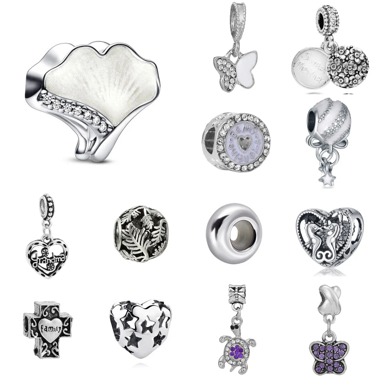 2024 New Diamond Silver Plated Heart Pendants Charm Beads For Fashion DIY Bracelet Necklace Jewelry Accessories Gifts
2024 New Diamond Silver Plated Heart Pendants Charm Beads For Fashion DIY Bracelet Necklace Jewelry Accessories Gifts