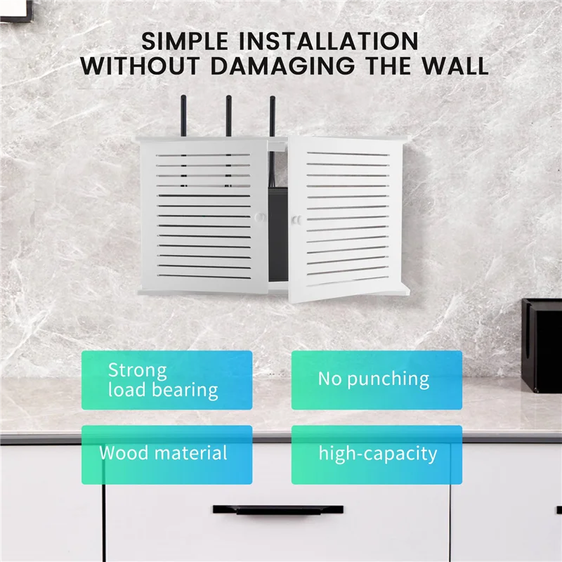 【Promotion】Wireless Wifi Router Storage Boxes Wooden Box Cable Power Plus Wire Bracket Wall Hanging Plug Board Shelf
【Promotion】Wireless Wifi Router Storage Boxes Wooden Box Cable Power Plus Wire Bracket Wall Hanging Plug Board Shelf