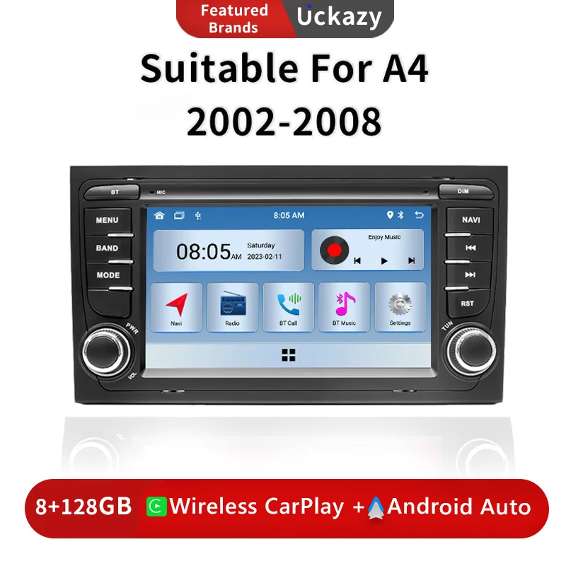 Автомобильный радиоплеер Android13 для Audi A4 B6 B7 S4 B7 B6 RS4 Seat Exeo RS4 B7 2002-2008 мультимедийный GPS-навигатор беспроводной Carplay
Автомобильный радиоплеер Android13 для Audi A4 B6 B7 S4 B7 B6 RS4 Seat Exeo RS4 B7 2002-2008 мультимедийный GPS-навигатор беспроводной Carplay
