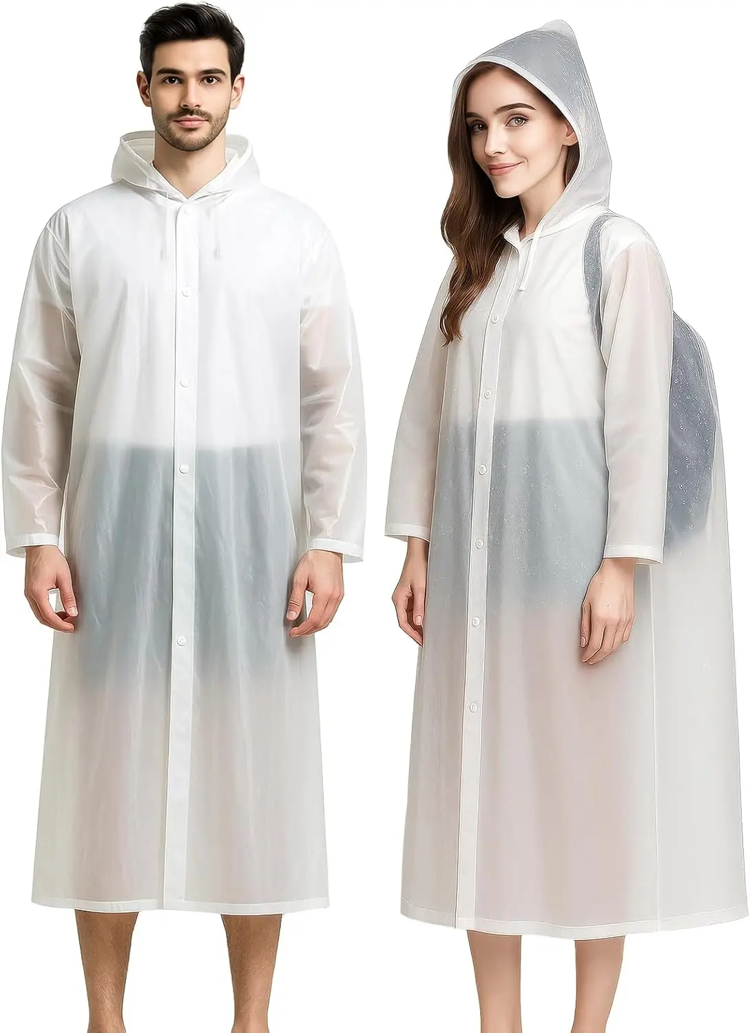 2 Pack Clear Rain Ponchos for Women Adults Lightweight Raincoat for Camping Hiking
2 Pack Clear Rain Ponchos for Women Adults Lightweight Raincoat for Camping Hiking