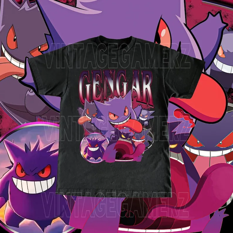Футболка Pokemon Gengar Y2k, футболки японского аниме, модная футболка для родителей и детей, хлопковая футболка с короткими рукавами и принтом, футболки Harajuku Y2K
Футболка Pokemon Gengar Y2k, футболки японского аниме, модная футболка для родителей и детей, хлопковая футболка с короткими рукавами и принтом, футболки Harajuku Y2K