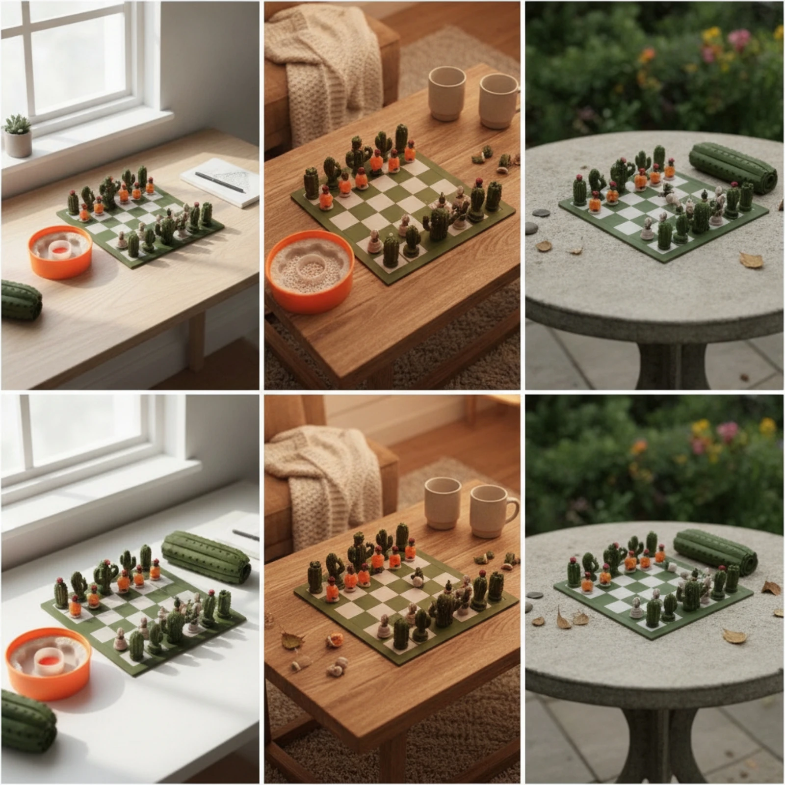 Cactus Chess Set Decorative Chess Set with Cactus Pieces Board Game Allall-Inclusive Sturdy for Collectors, Coffee Table, Desk
Cactus Chess Set Decorative Chess Set with Cactus Pieces Board Game Allall-Inclusive Sturdy for Collectors, Coffee Table, Desk