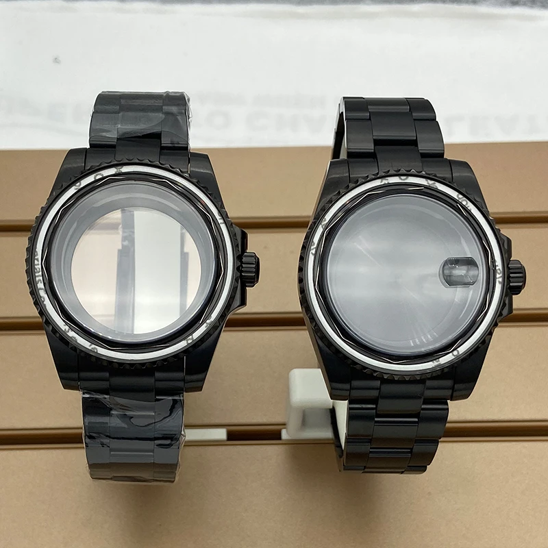 PVD Black 40mm Watch Case Solid Steel Bracelet For GMT SUB Seiko NH34 NH35 NH36 NH38 Miyota8215 ETA2824 Movement 200M Waterproof
PVD Black 40mm Watch Case Solid Steel Bracelet For GMT SUB Seiko NH34 NH35 NH36 NH38 Miyota8215 ETA2824 Movement 200M Waterproof