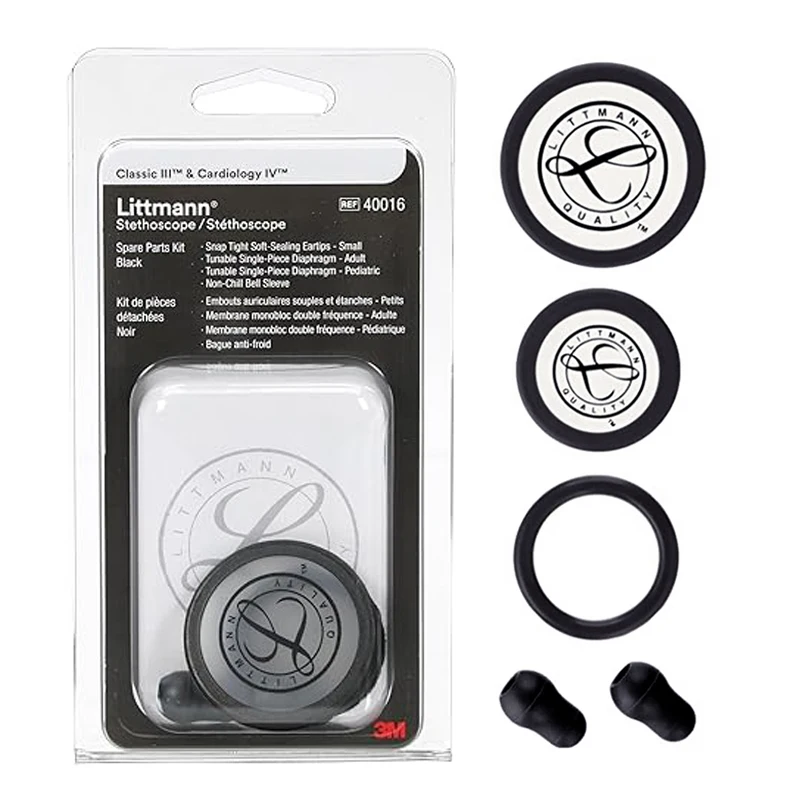 Запасные части для медицинского стетоскопа Littmann, запасные аксессуары, комплект для сборки обода диафрагмы, настраиваемый 40016, черный для Classic III
Запасные части для медицинского стетоскопа Littmann, запасные аксессуары, комплект для сборки обода диафрагмы, настраиваемый 40016, черный для Classic III