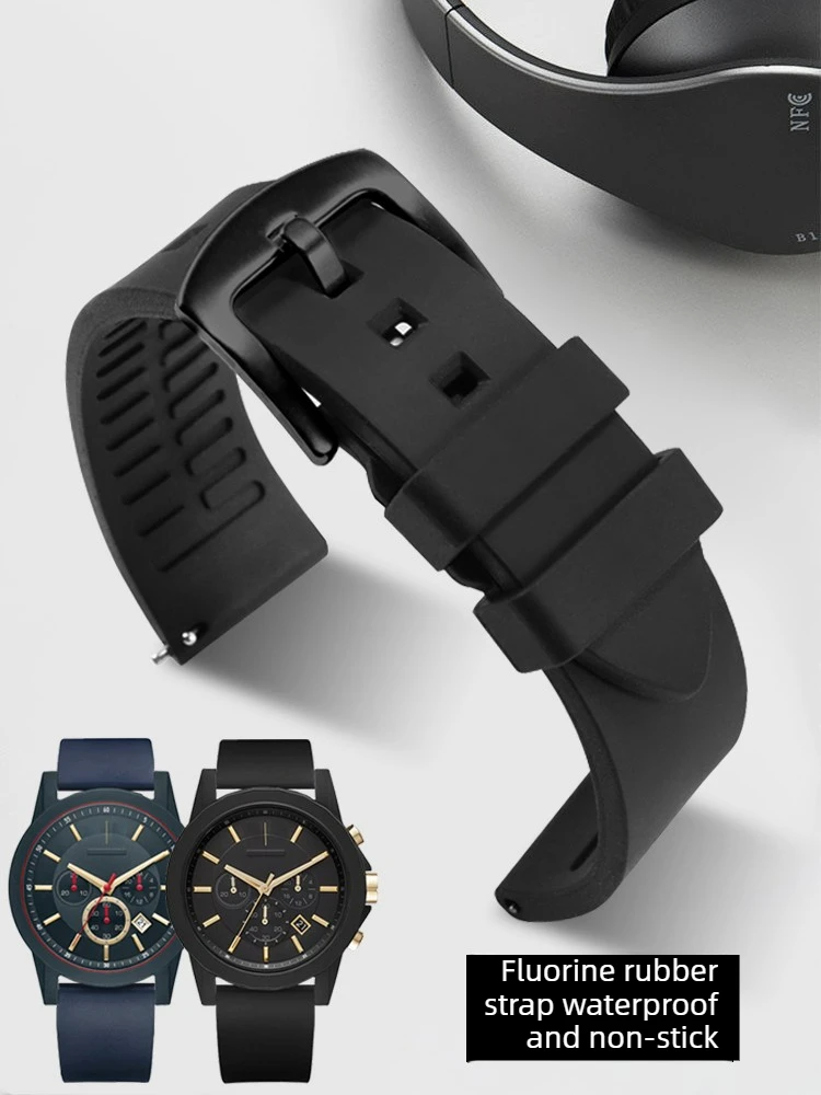 Fluoroelastomer Watch Strap for Armani Darth Vader AX7105 1326 2513 Silicone Strap 20 22mm
Fluoroelastomer Watch Strap for Armani Darth Vader AX7105 1326 2513 Silicone Strap 20 22mm