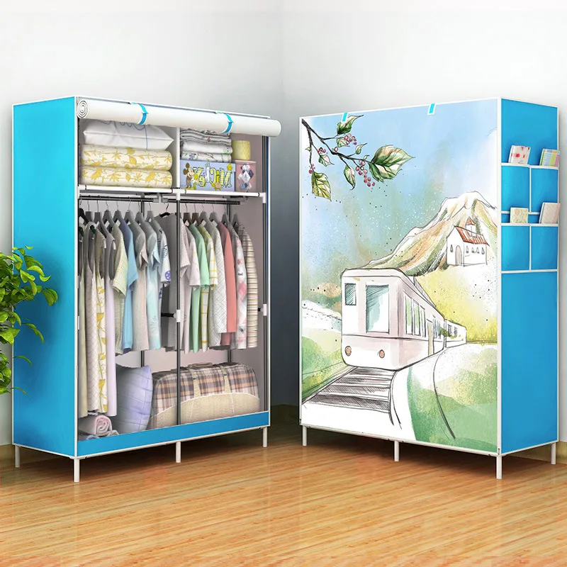Simple Wardrobe Non-Woven Wardrobe Assembly Clothes Kitchen Shoe Rack Shoe Cabinet Household Supplies Bedroom Home Furniture
Simple Wardrobe Non-Woven Wardrobe Assembly Clothes Kitchen Shoe Rack Shoe Cabinet Household Supplies Bedroom Home Furniture
