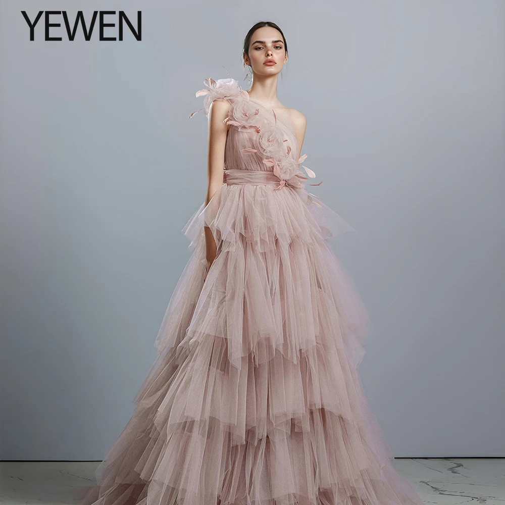 High Quality Women's Evening Dress Prom Party Dresses One Shoulder Flowers Evening Dress Floor Length Ball Gown Wedding Dresses
High Quality Women's Evening Dress Prom Party Dresses One Shoulder Flowers Evening Dress Floor Length Ball Gown Wedding Dresses